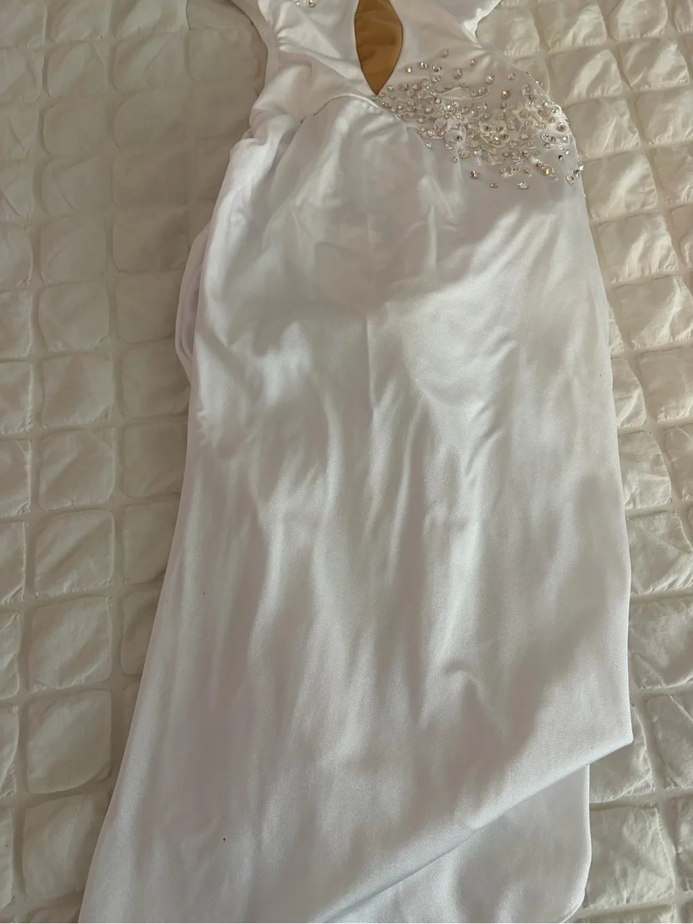 White Embellished Dance Costume